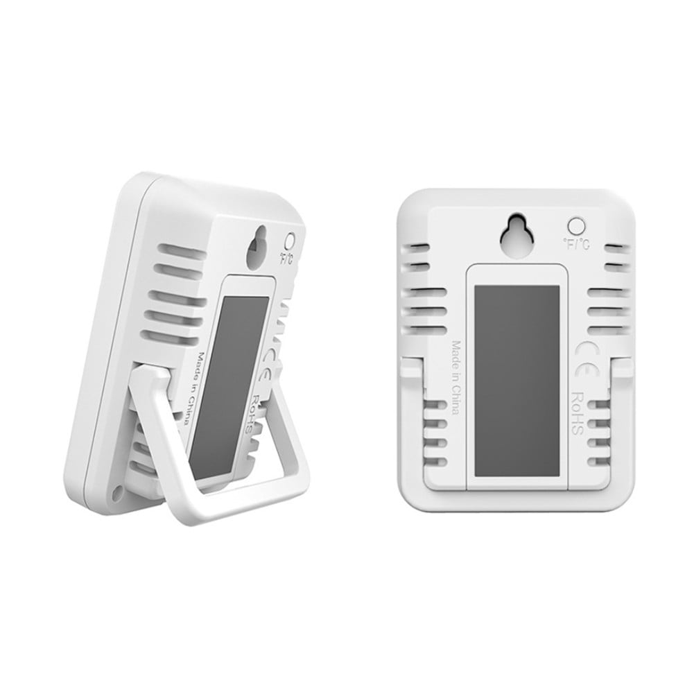 Digital Hygrometer Room Thermometer Indoor Electronic Temperature Humidity White Smile Home - Image 7