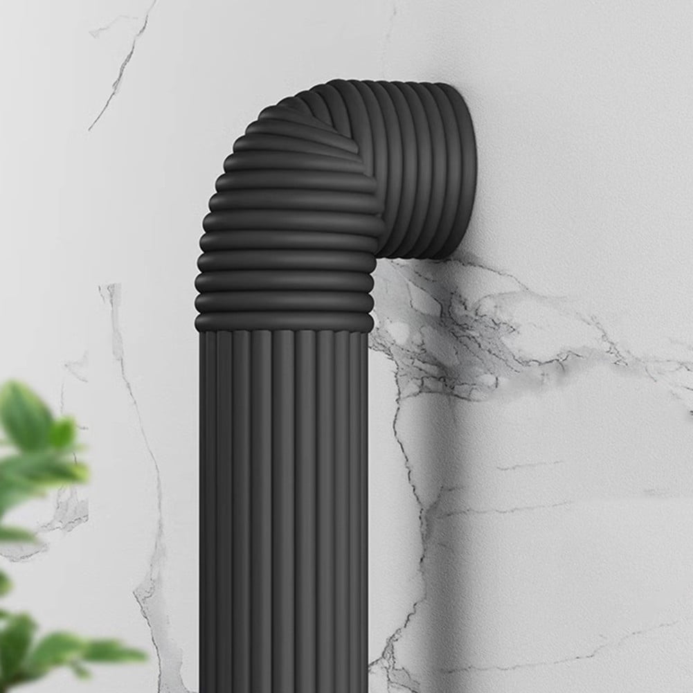 Outdoor Water Pipe Anti-Freezing Strip Winter Foam Pipe Insulation Tape 2M×8Cm Green Smile Home Black - Image 2