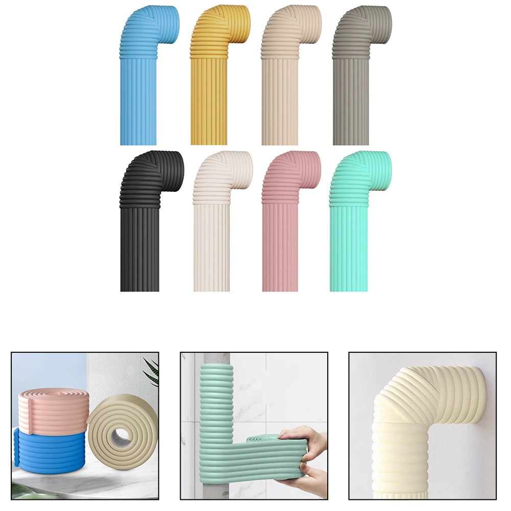 Outdoor Water Pipe Anti-Freezing Strip Winter Foam Pipe Insulation Tape 2M×8Cm Green Smile Home Black - Image 7
