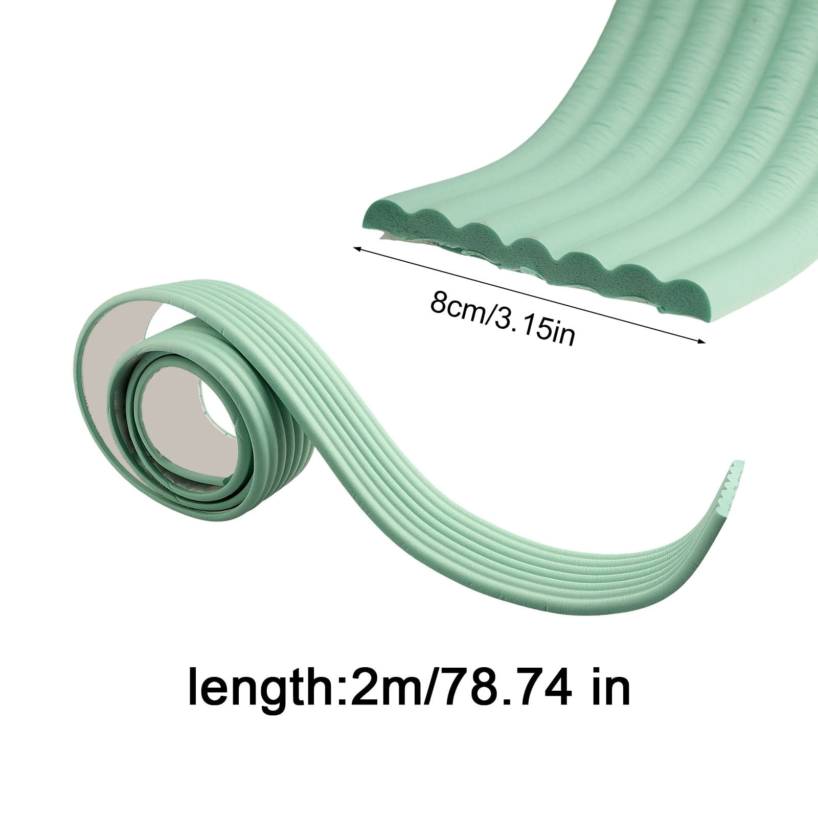 Outdoor Water Pipe Anti-Freezing Strip Winter Foam Pipe Insulation Tape 2M×8Cm Green Smile Home Green - Image 8