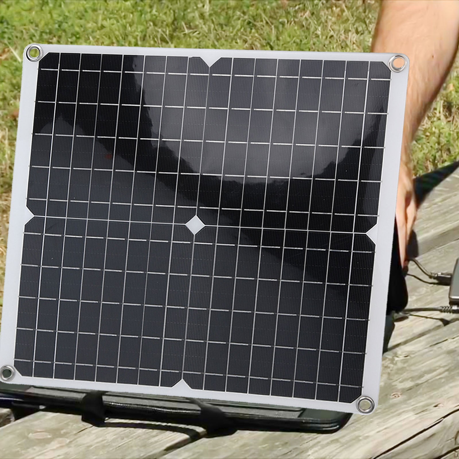 50W Solar Panel Kit 12 Volt Trickle Charger Battery Charger Maintenance Boat Rv Smile Home - Image 2