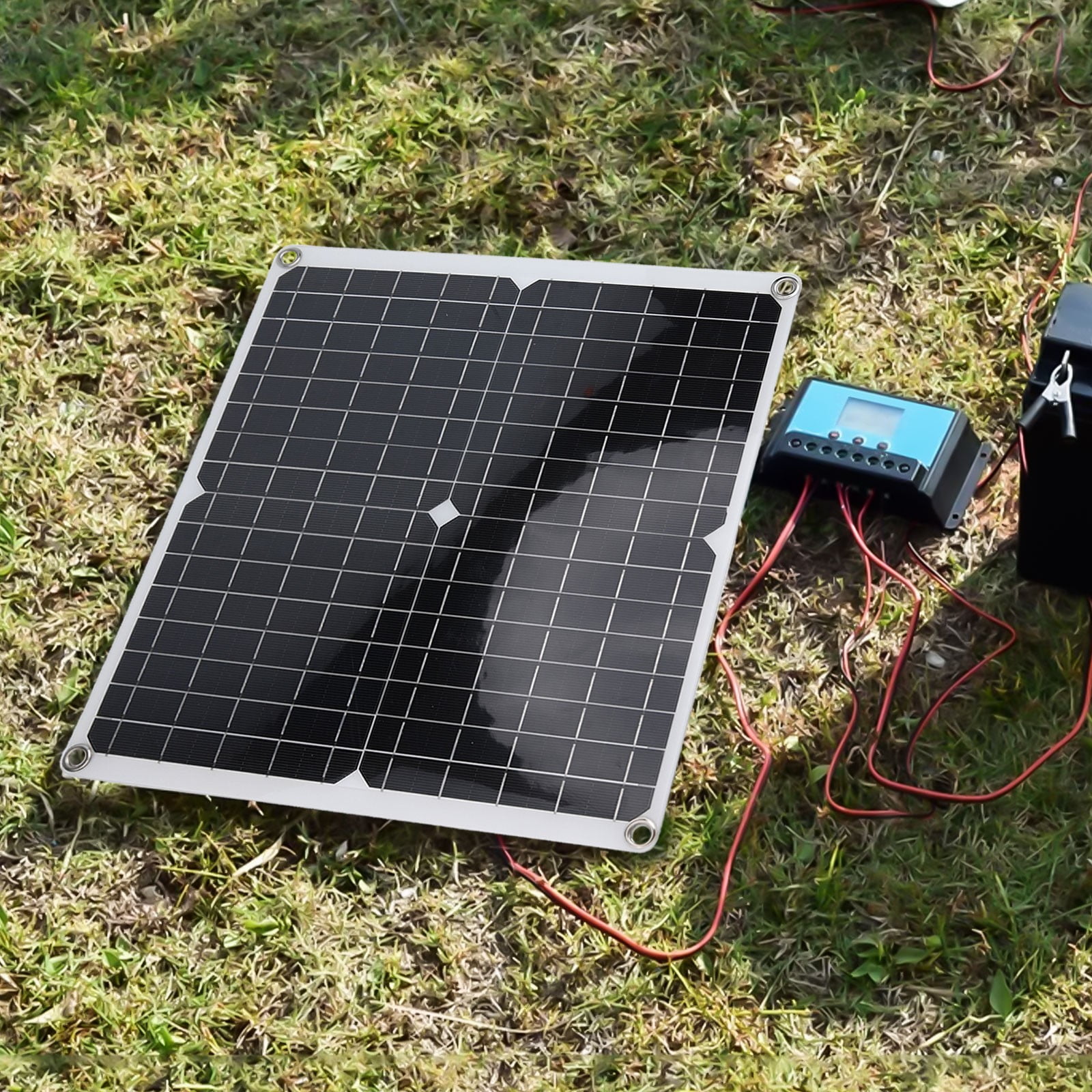 50W Solar Panel Kit 12 Volt Trickle Charger Battery Charger Maintenance Boat Rv Smile Home - Image 4