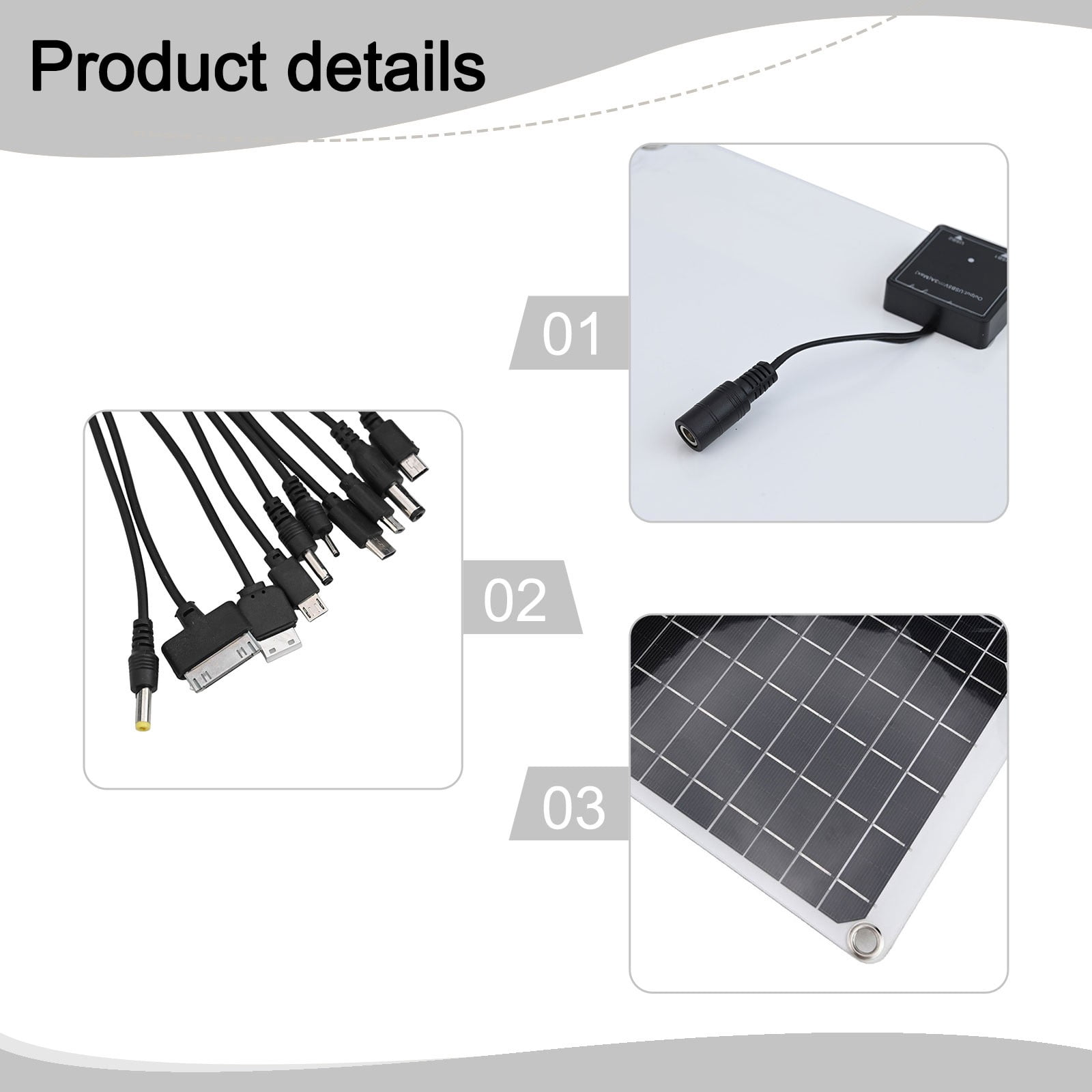 50W Solar Panel Kit 12 Volt Trickle Charger Battery Charger Maintenance Boat Rv Smile Home - Image 7
