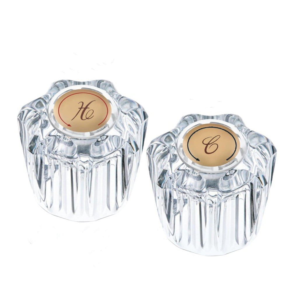 8Pcs Faucet Index Buttons Hot And Cold Sink Shower Knobs Handle Sign Stickers Smile Home - Image 8