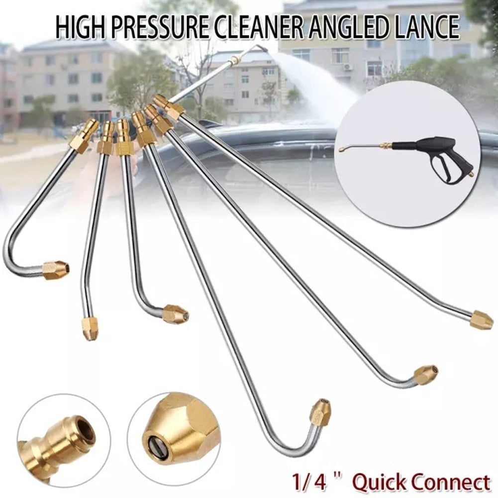 30° /90° /U-Shape Pressure Car Washer Angled Lance Extension Spray Wand Nozzle 17Cm-90 Smile Home 17Cm-90 - Image 1