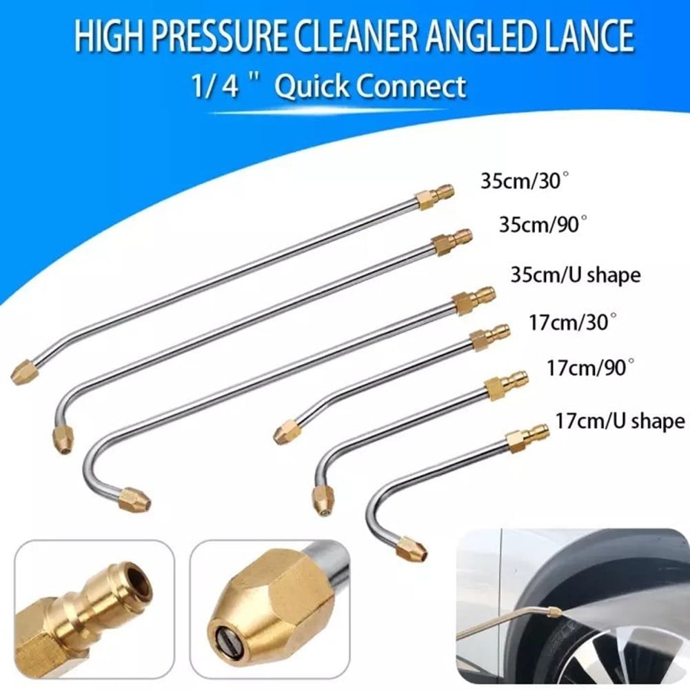 30° /90° /U-Shape Pressure Car Washer Angled Lance Extension Spray Wand Nozzle 17Cm-90 Smile Home 17Cm-90 - Image 5