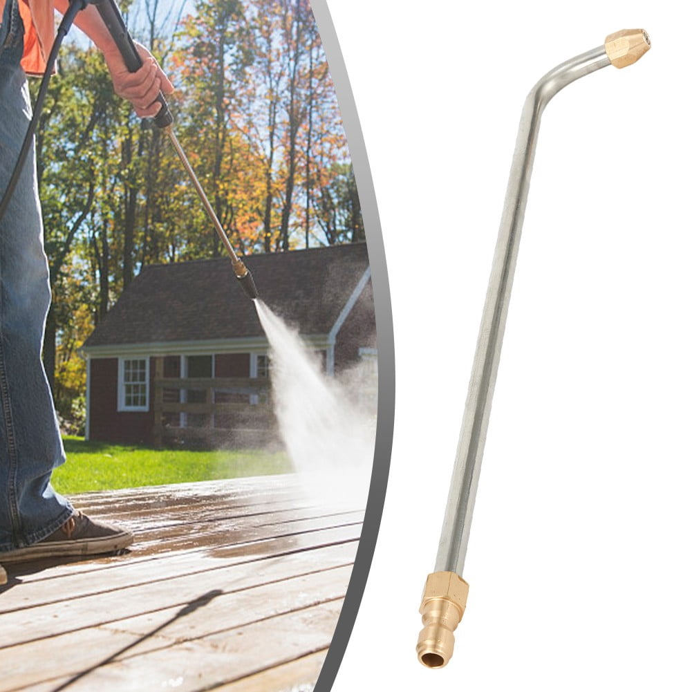 30° /90° /U-Shape Pressure Car Washer Angled Lance Extension Spray Wand Nozzle 17Cm-90 Smile Home 35Cm-90 - Image 1