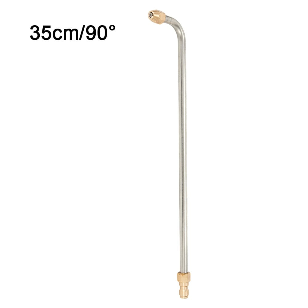 30° /90° /U-Shape Pressure Car Washer Angled Lance Extension Spray Wand Nozzle 17Cm-90 Smile Home 35Cm-90 - Image 2