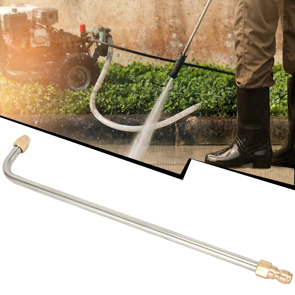 30° /90° /U-Shape Pressure Car Washer Angled Lance Extension Spray Wand Nozzle 17Cm-90 Smile Home 35Cm-90 - Image 5