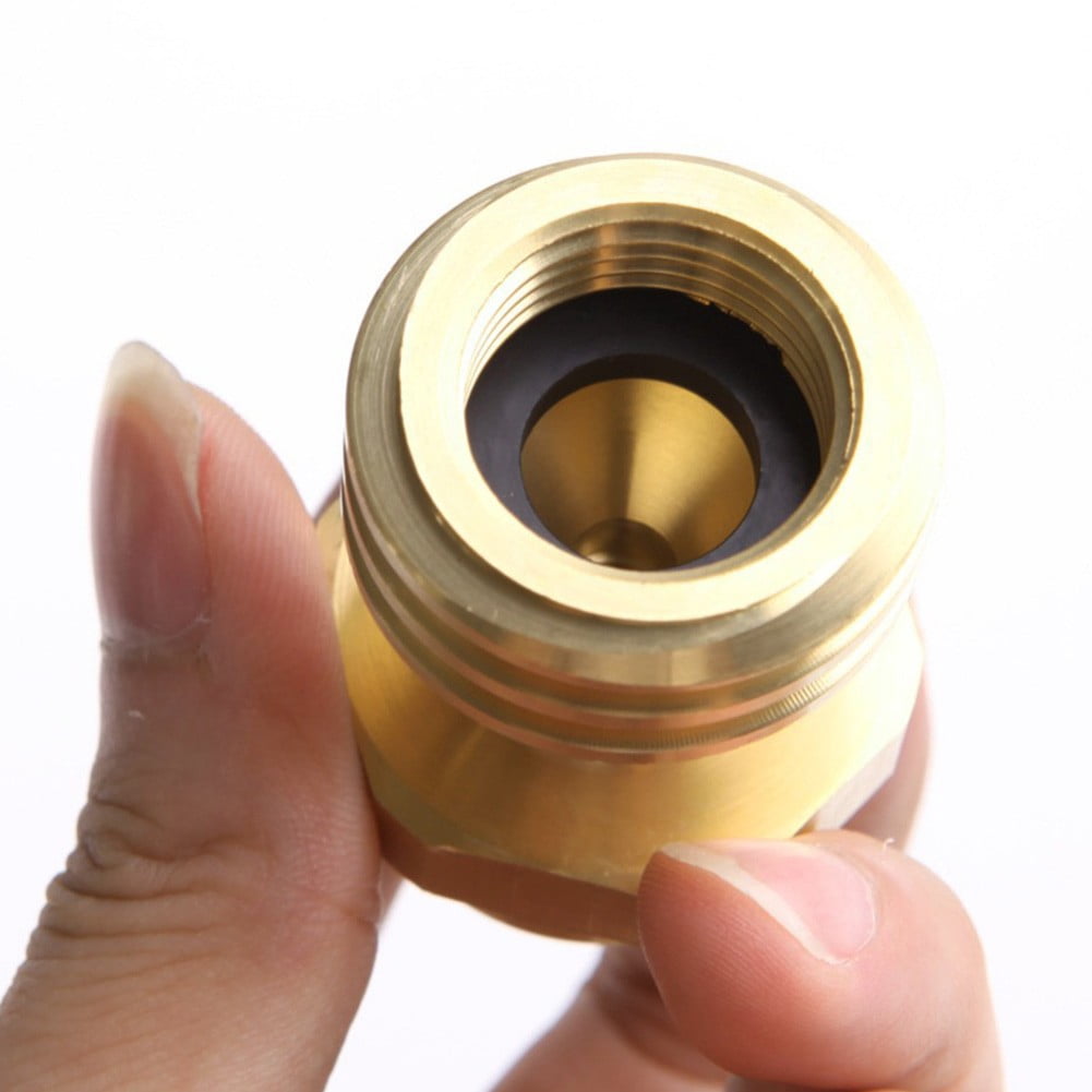 Solid Brass Steak Saver Propane Tank Adapter 1lb to 20lb Grill Bottle Converter Smile Home - Image 8