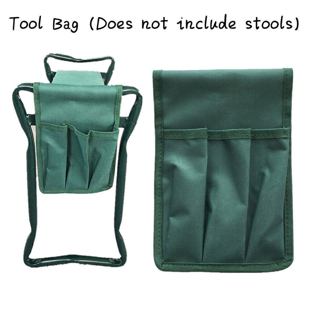 Highly Green Folding Garden Kneeler Chair Bench Stool Tool Pouch L Smile Home S - Image 3