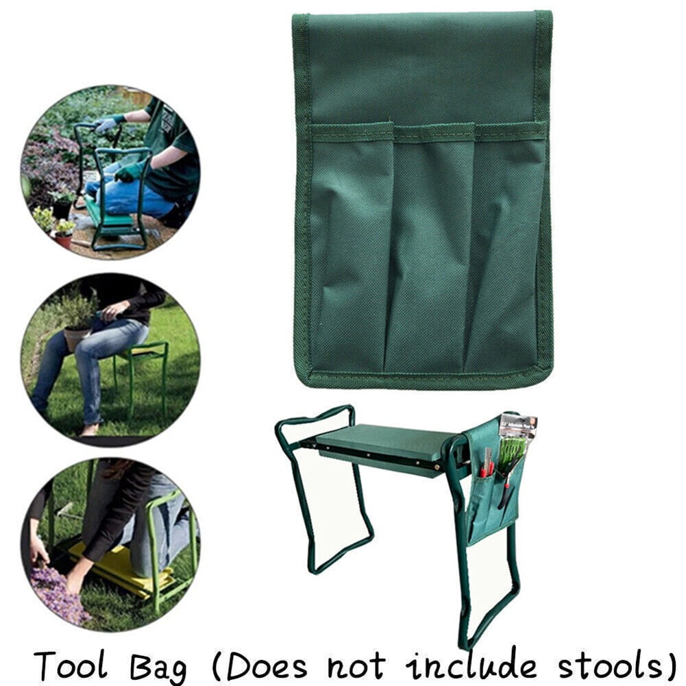 Highly Green Folding Garden Kneeler Chair Bench Stool Tool Pouch L Smile Home S - Image 5