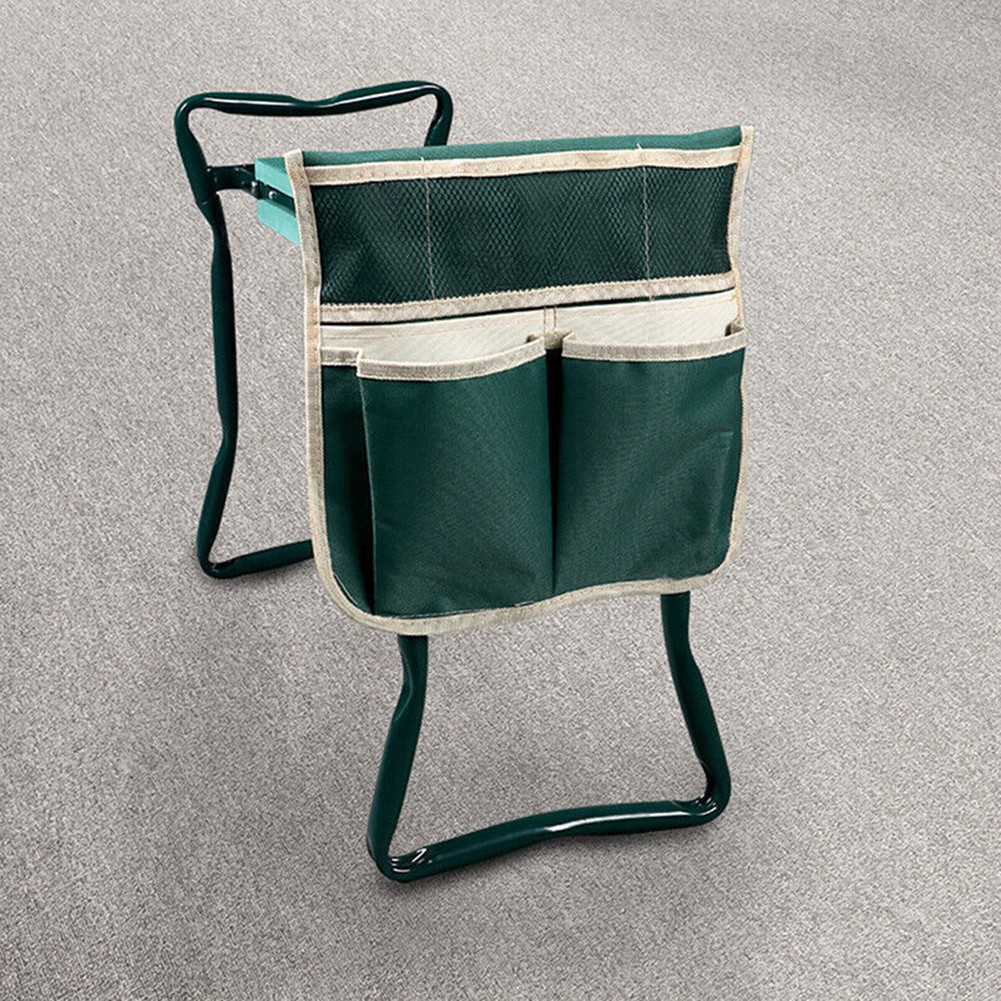 Highly Green Folding Garden Kneeler Chair Bench Stool Tool Pouch L Smile Home L - Image 3