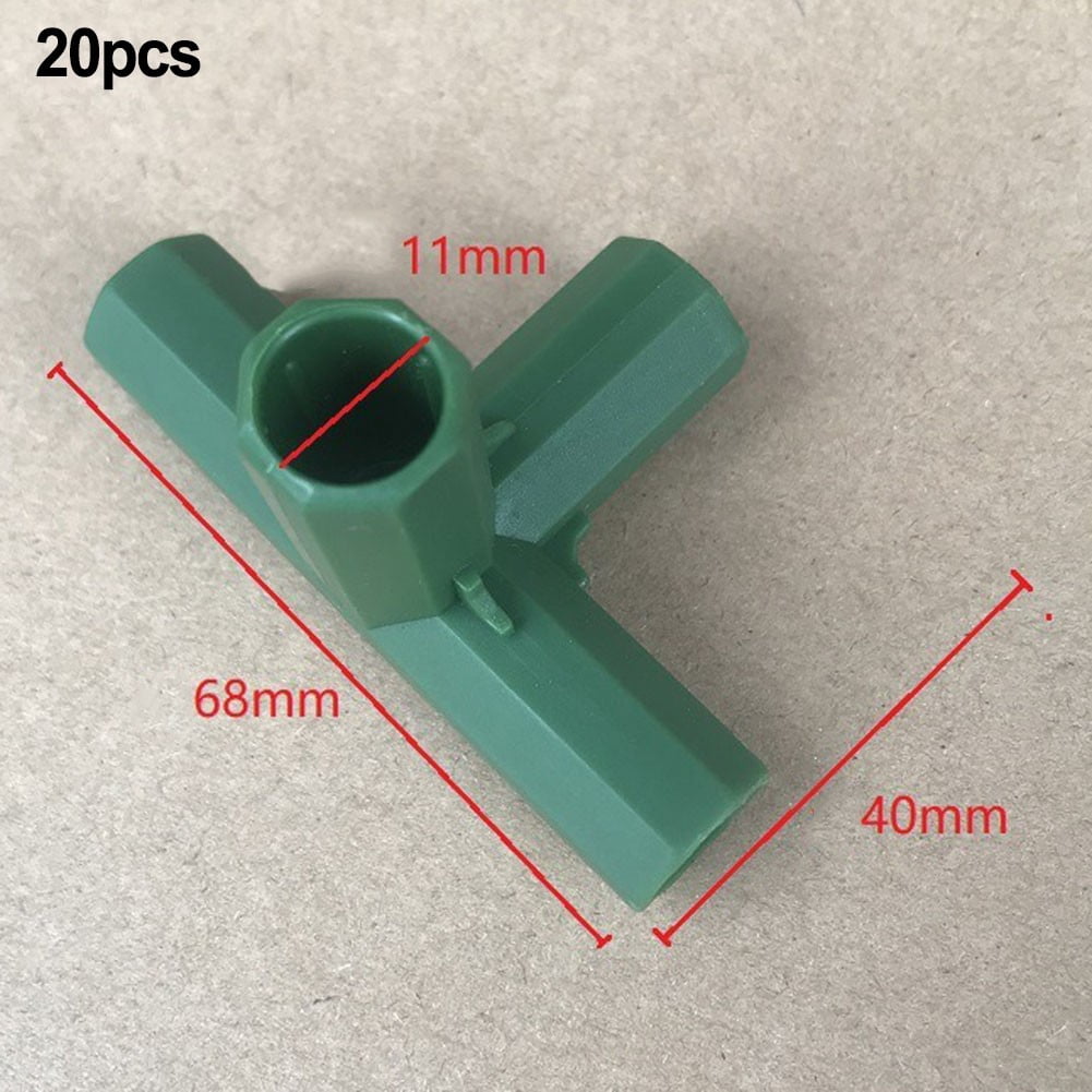 11mm Gardening Frame Connectors - Heavy Duty Greenhouse Support & Frame! Mix Smile Home B - Image 2