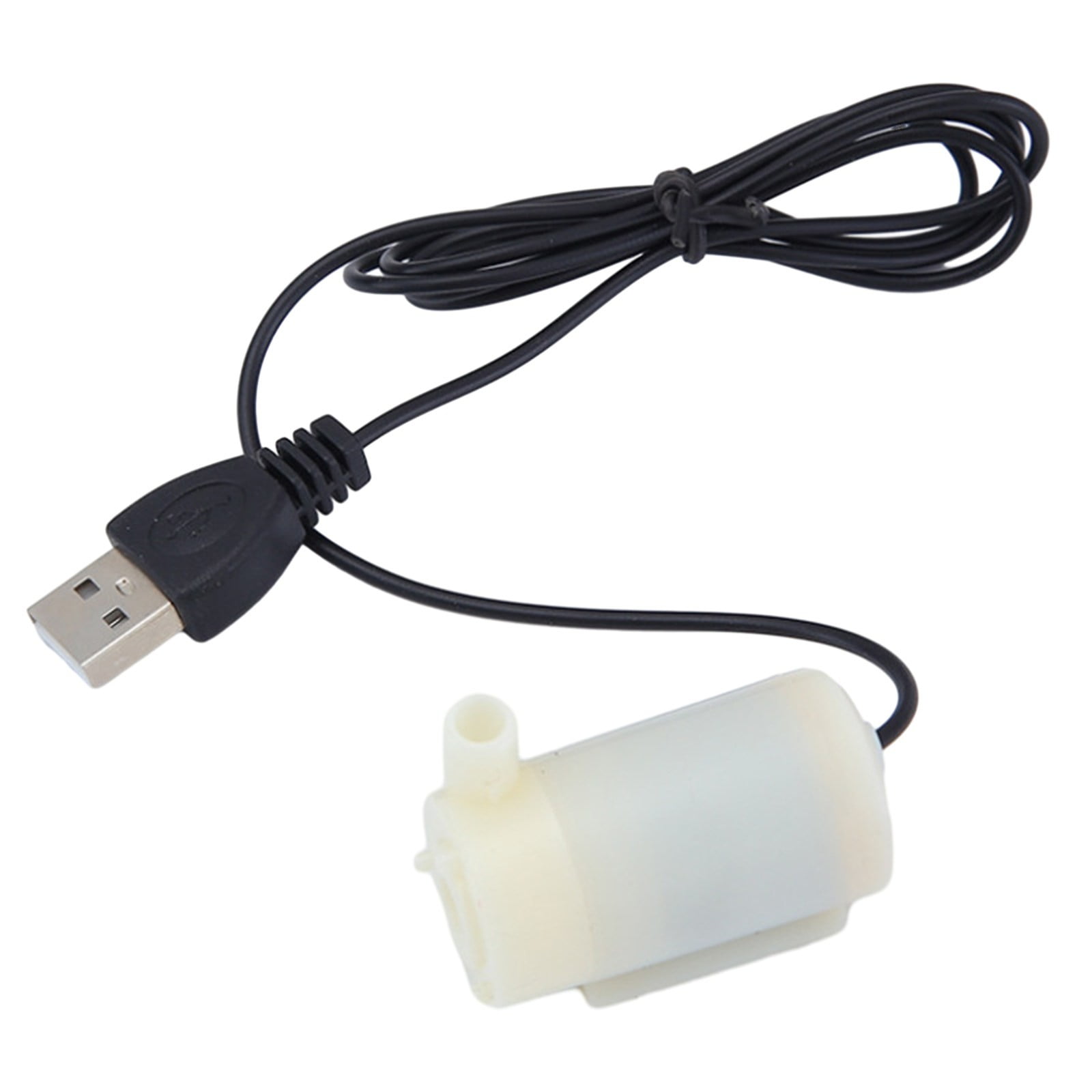 Small Water Pump Silent Submersible USB 5V 1m Cable Garden Outdoor Fountain Tool Black Smile Home White - Image 2