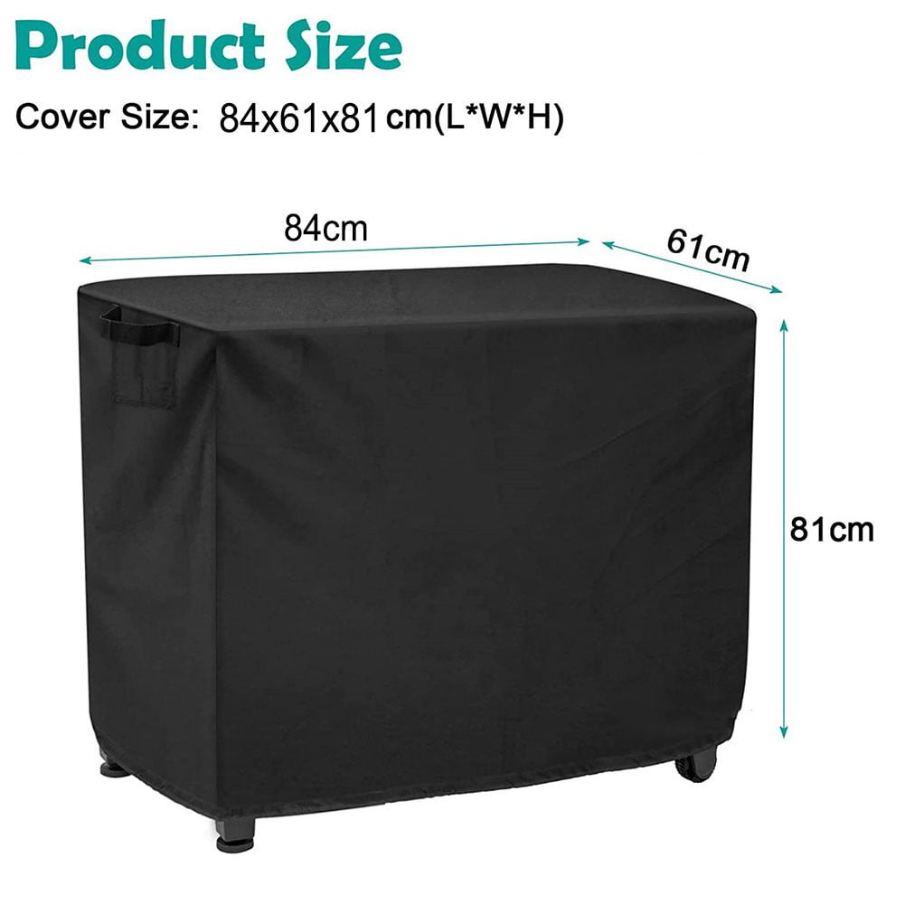 Waterproof Outdoor Prep Movable Dining Cart Pizza Oven Patio Grill Table Cover 104*61*81Cm Smile Home 84*61*81Cm - Image 2