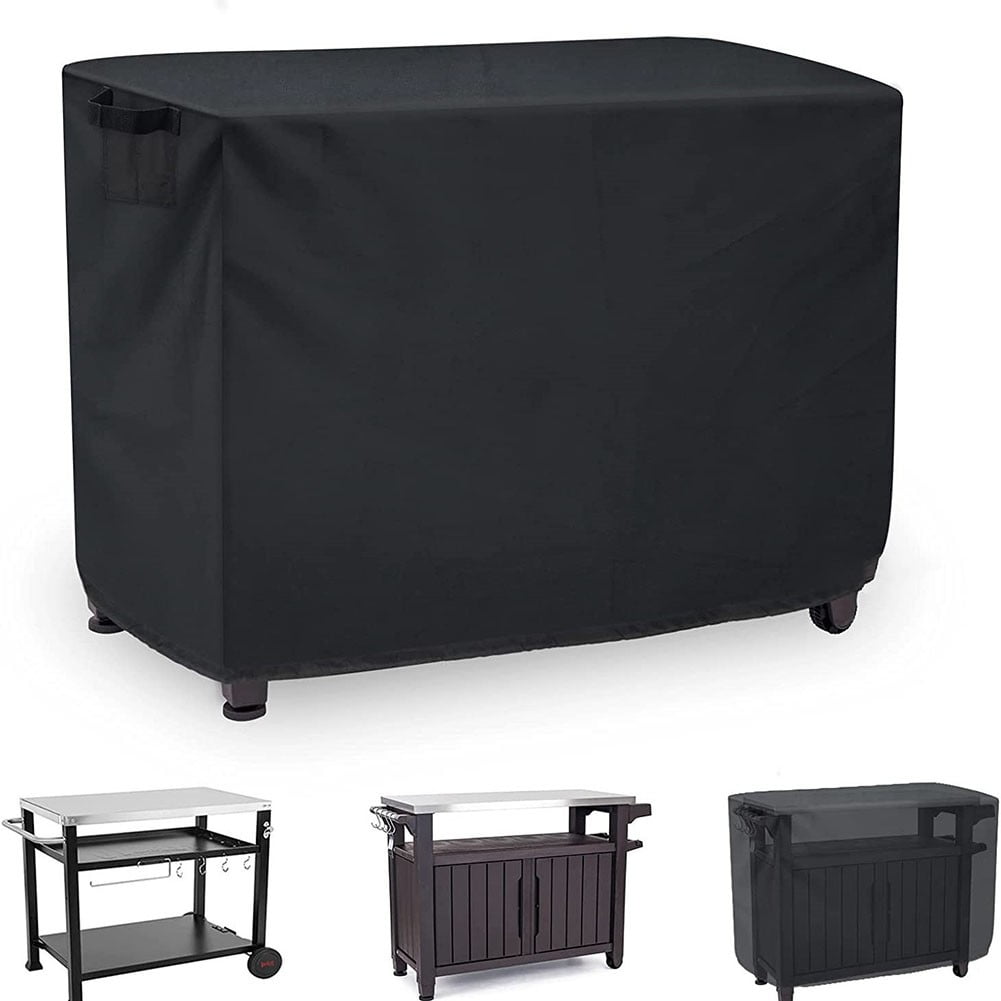 Waterproof Outdoor Prep Movable Dining Cart Pizza Oven Patio Grill Table Cover 104*61*81Cm Smile Home 140*61*81Cm - Image 6