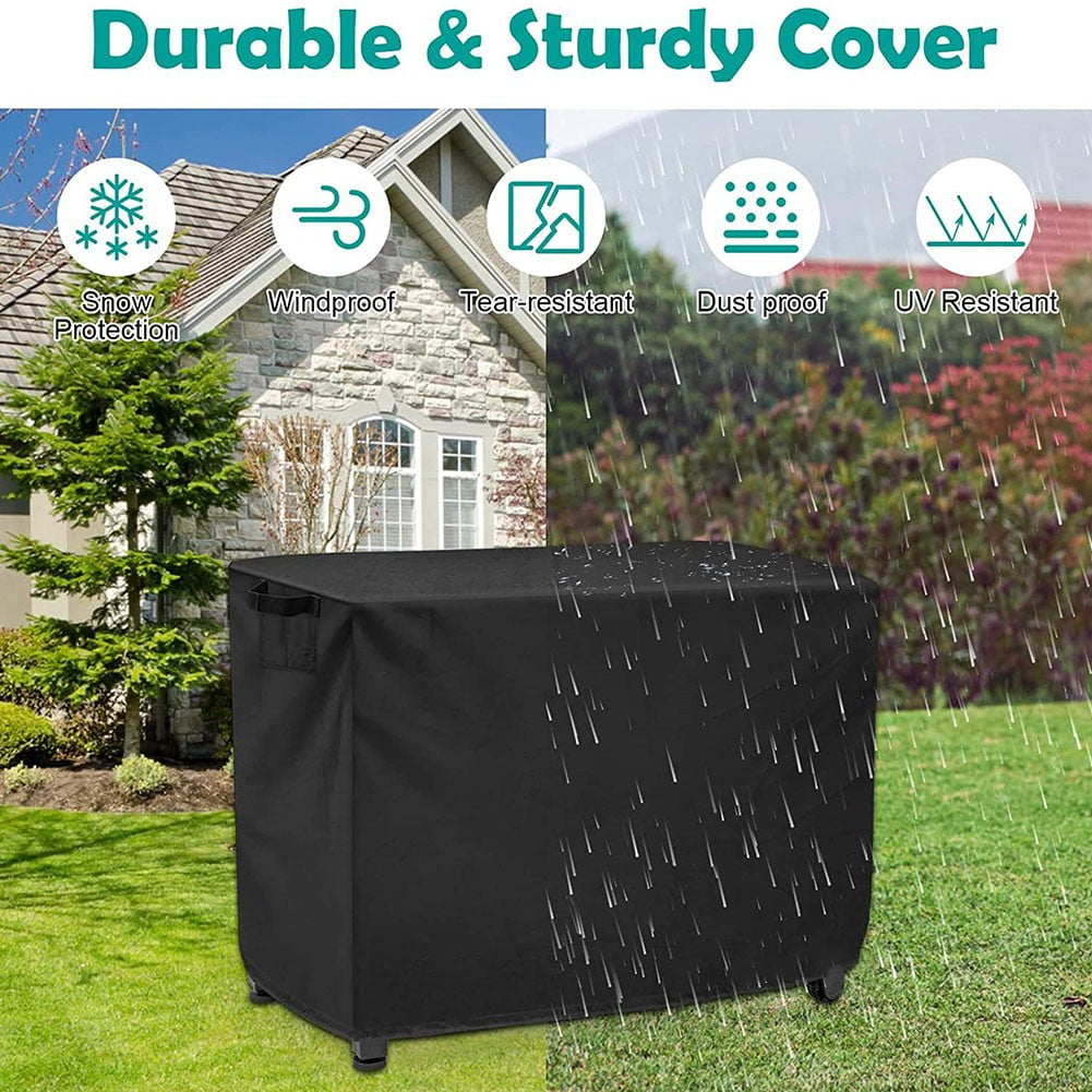 Waterproof Outdoor Prep Movable Dining Cart Pizza Oven Patio Grill Table Cover 104*61*81Cm Smile Home 140*61*81Cm - Image 7