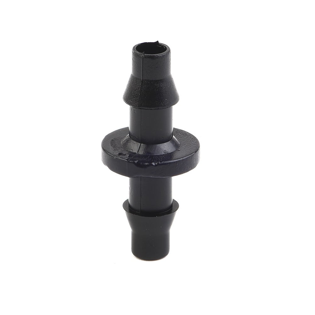 New 100Pc 1/4 Barbed Connector Double Way For 4/7Mm Garden Drip Irrigation Hose Smile Home - Image 3