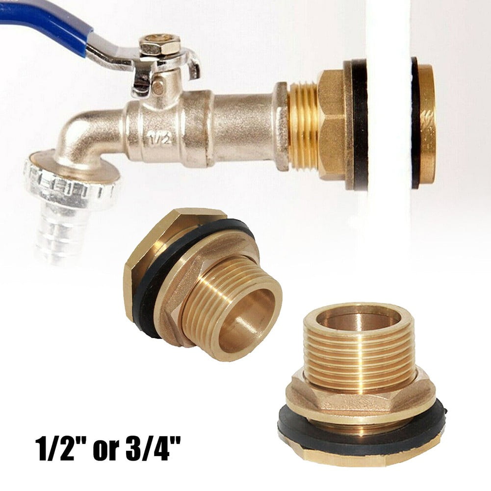 Water Butt Water Tank Tap Buckets Connector Brass Bib Tap Click-lock Fitting 45720 Smile Home 45720 - Image 1