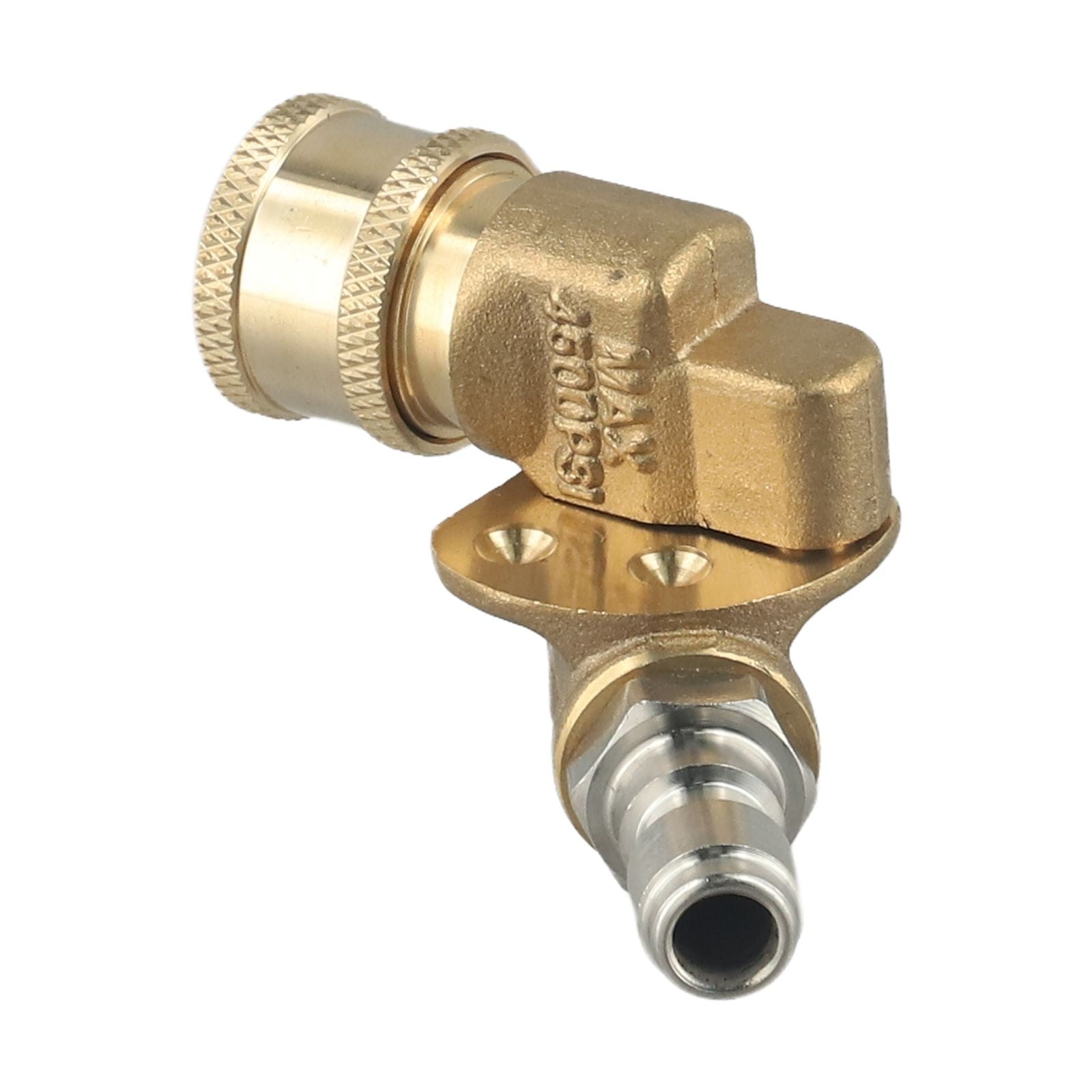 Pressure Washer Nozzle For 360 Degree Pivoting Coupler Cleaning Connector Smile Home - Image 1