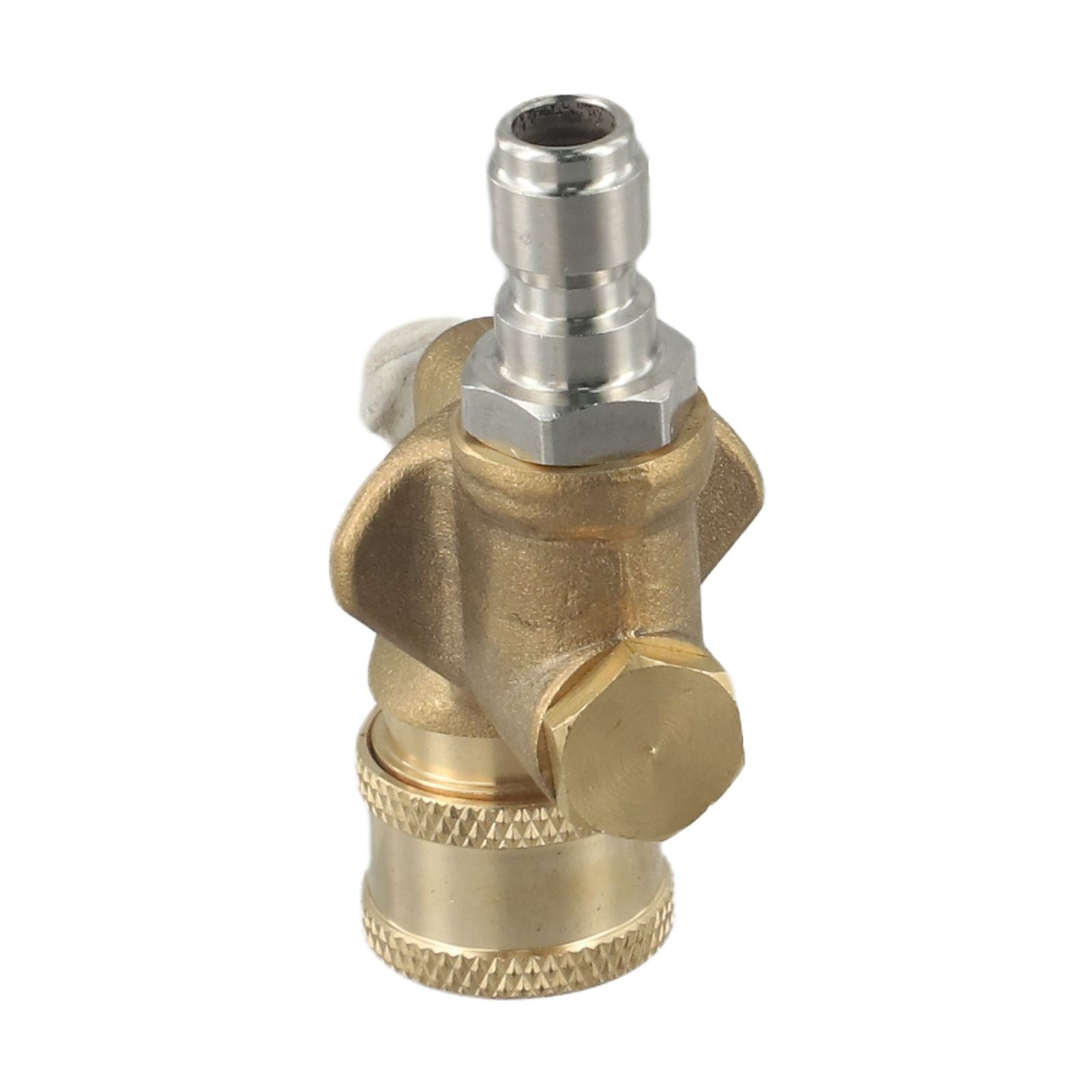Pressure Washer Nozzle For 360 Degree Pivoting Coupler Cleaning Connector Smile Home - Image 3