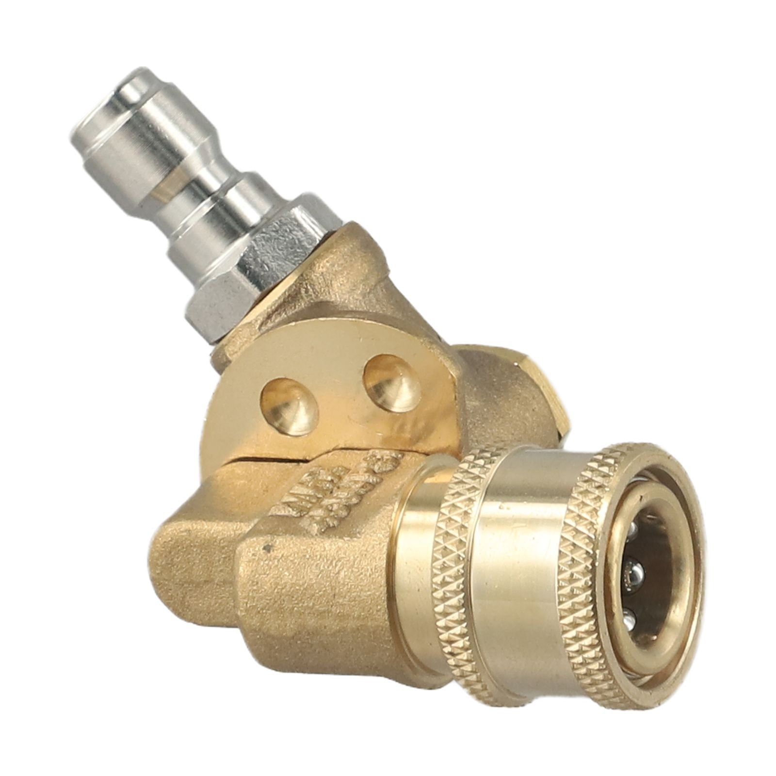 Pressure Washer Nozzle For 360 Degree Pivoting Coupler Cleaning Connector Smile Home - Image 6