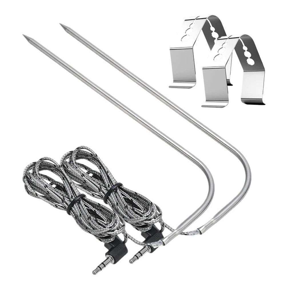 For Traeger Grills wood pellet oven meat probe PT1000 2-pack Smile Home - Image 2