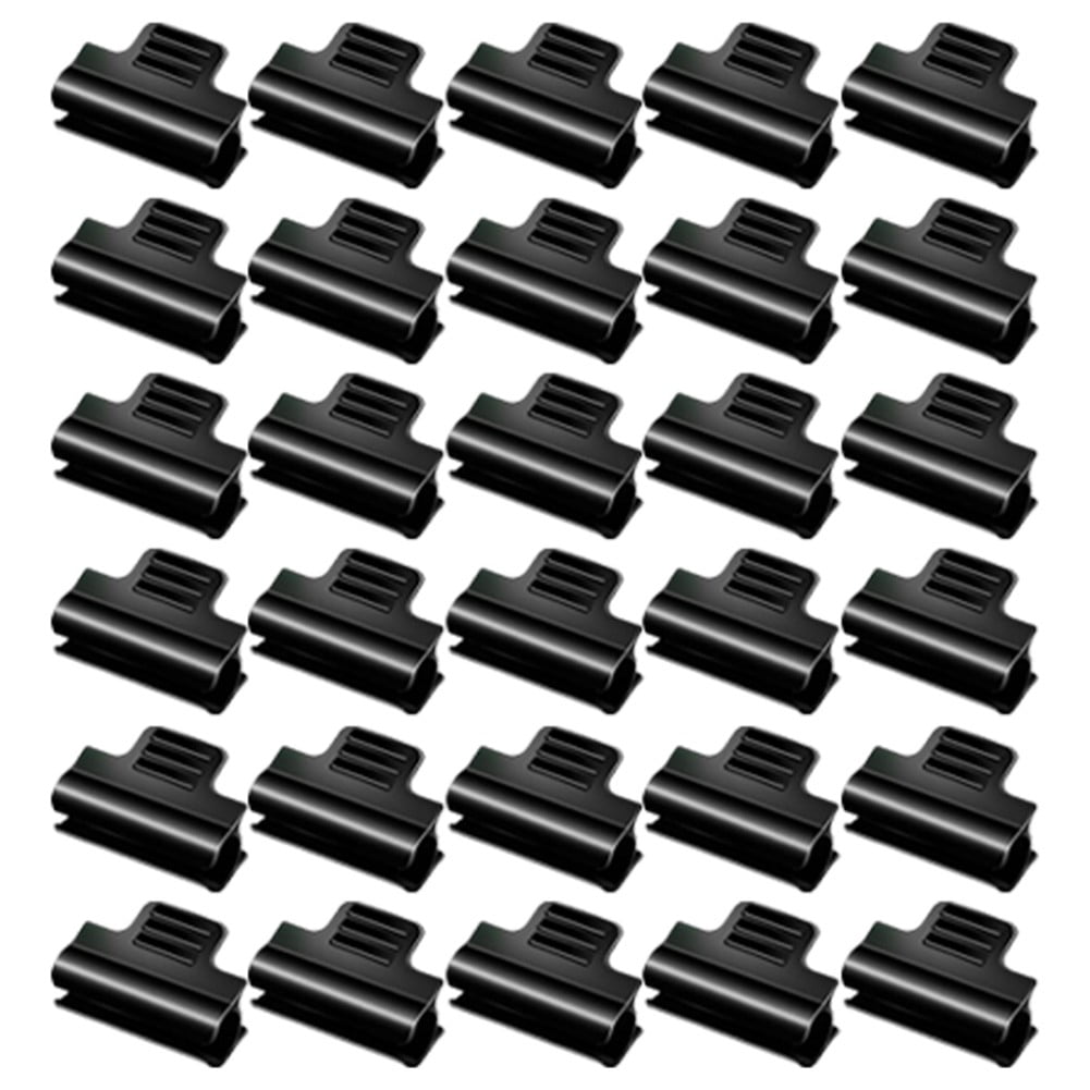 30pcs Greenhouse Pipe Clamps Garden Hoop Raised Bed Plant Clip Row Cover Support Smile Home - Image 2