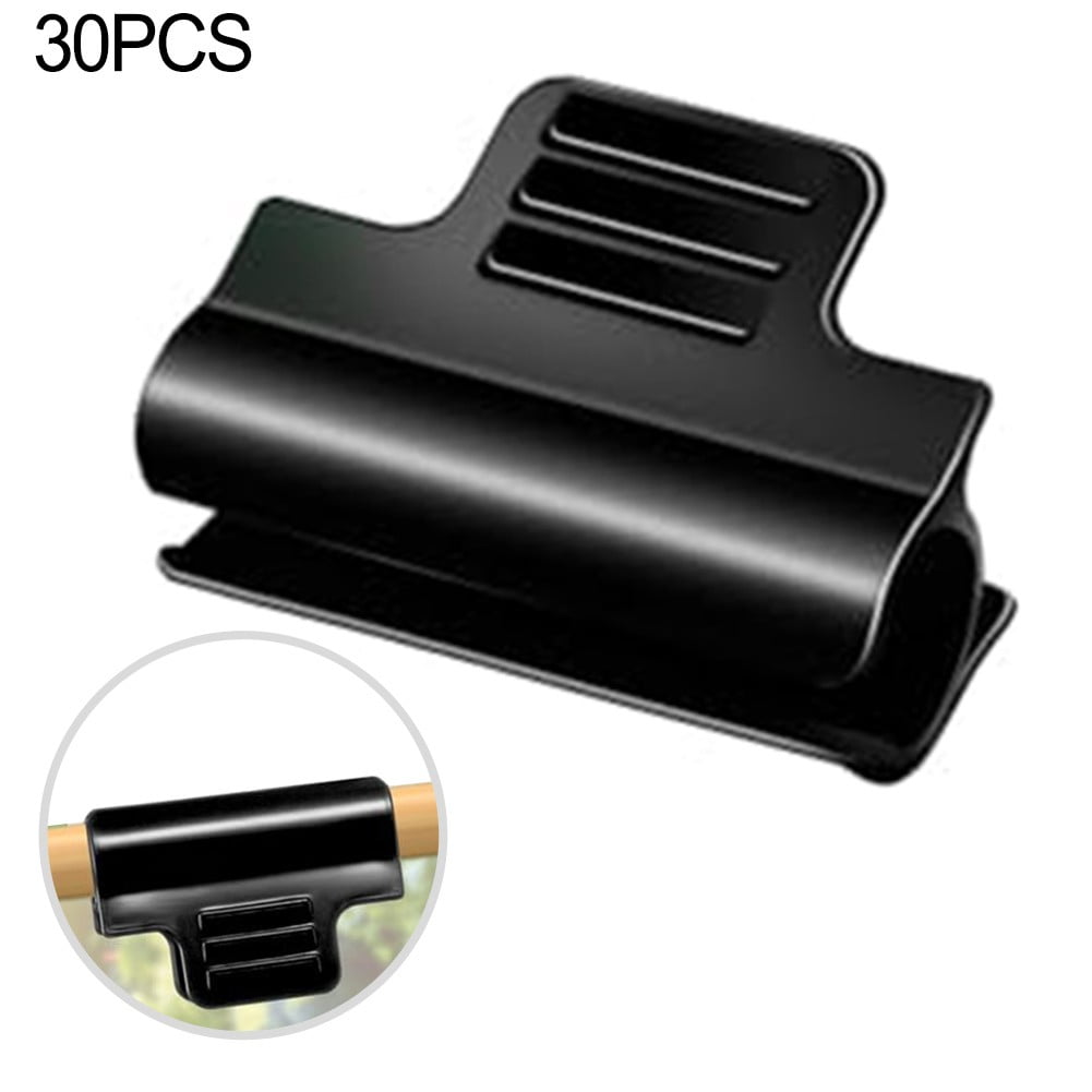30pcs Greenhouse Pipe Clamps Garden Hoop Raised Bed Plant Clip Row Cover Support Smile Home - Image 4