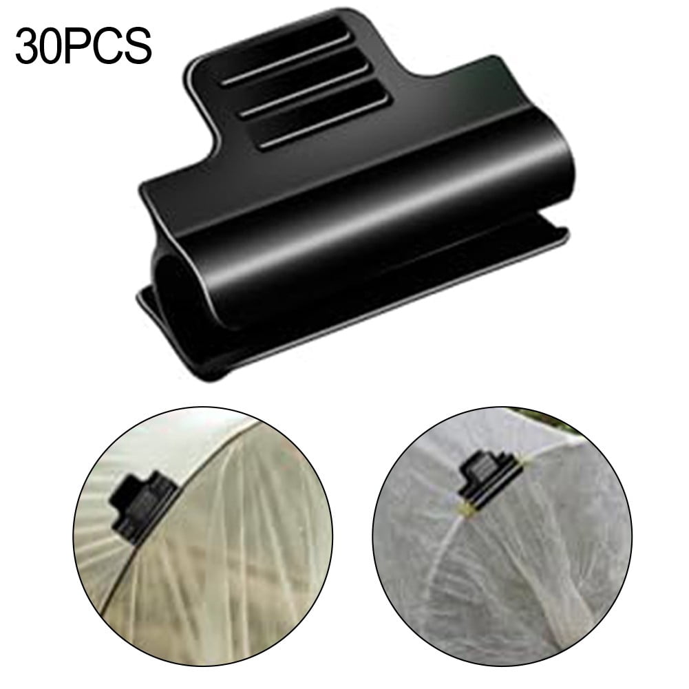 30pcs Greenhouse Pipe Clamps Garden Hoop Raised Bed Plant Clip Row Cover Support Smile Home - Image 8