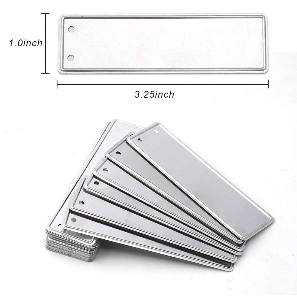 Aluminum Plant Labels Double Sided Metal Labels Tree ID Tag Waterproof iron wire Smile Home - Image 1