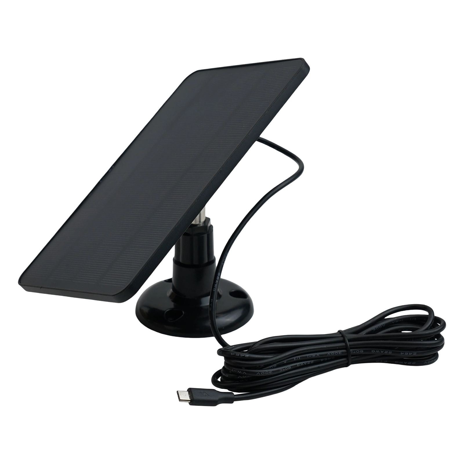 Solar Panel for Blink Camera: 4W Outdoor Solar Charger with 9.84ft Cable! C Black Smile Home C Black - Image 6