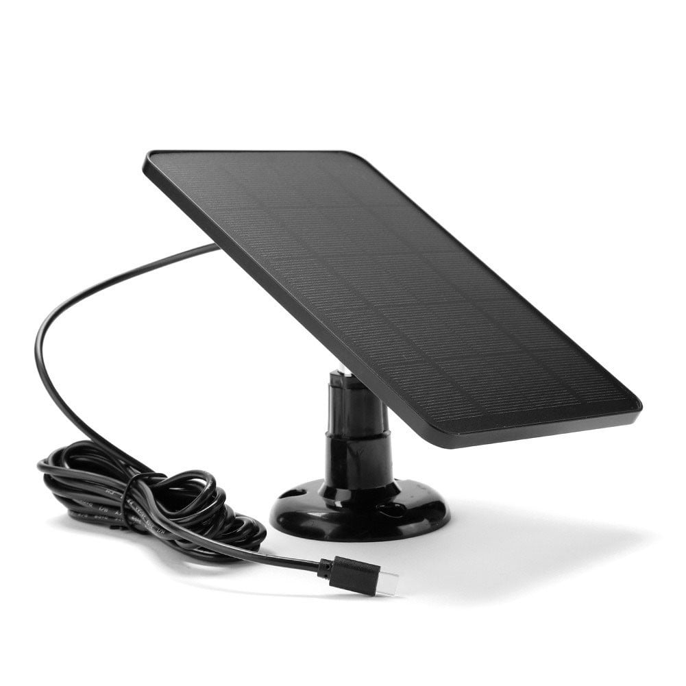 Solar Panel for Blink Camera: 4W Outdoor Solar Charger with 9.84ft Cable! C Black Smile Home C Black - Image 8