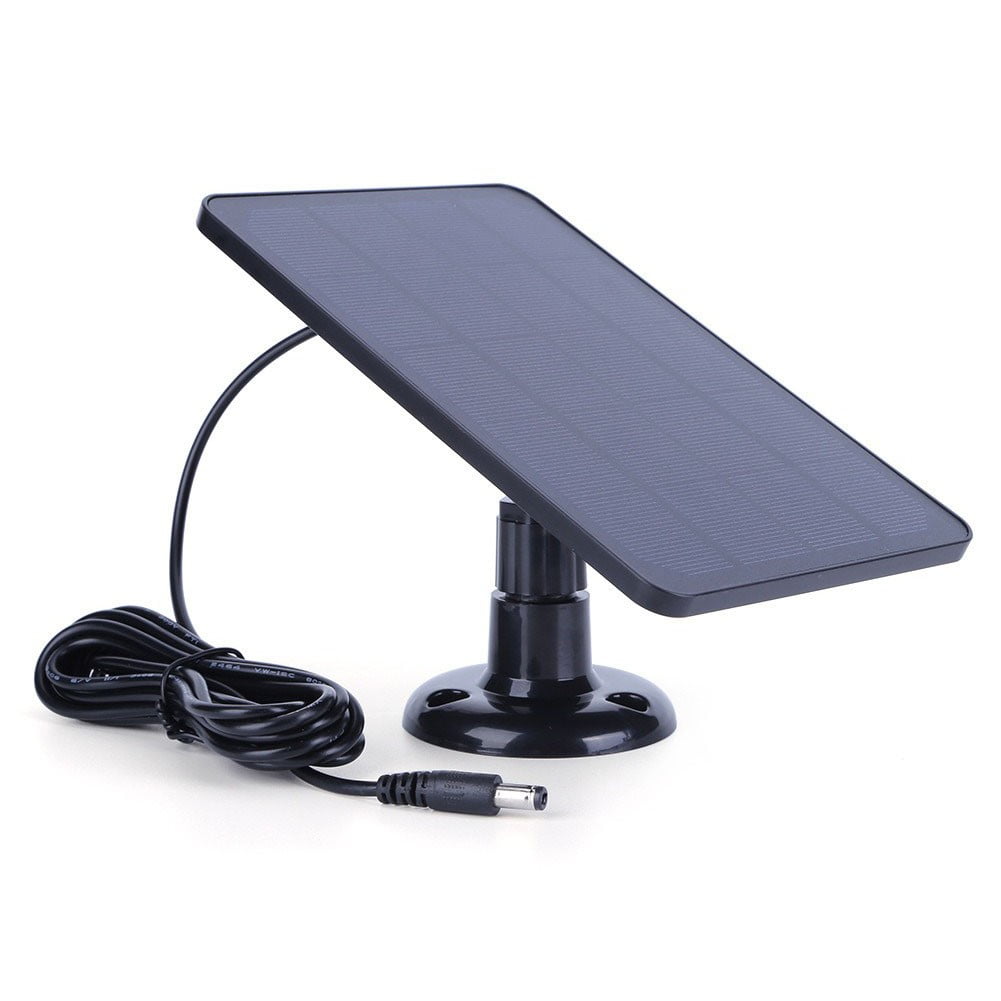 Solar Panel for Blink Camera: 4W Outdoor Solar Charger with 9.84ft Cable! C Black Smile Home Dc Black - Image 3