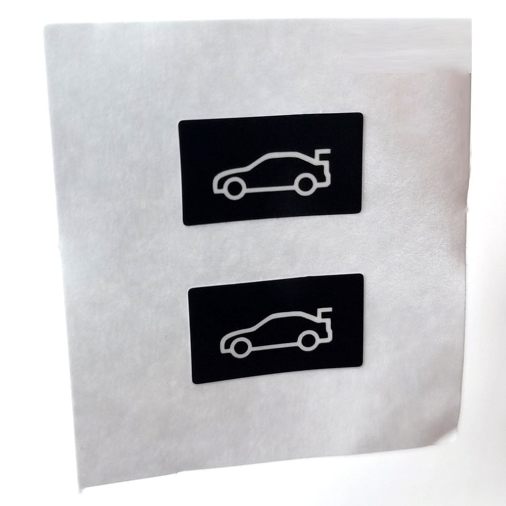 Button Tailgate Cover Sticker for BMW 3 5 7 Series F20 F30 F35 F10 Black Vinyl Overlay Enhanced Light Reflection - Image 2