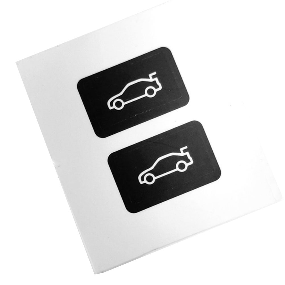 Button Tailgate Cover Sticker for BMW 3 5 7 Series F20 F30 F35 F10 Black Vinyl Overlay Enhanced Light Reflection - Image 7