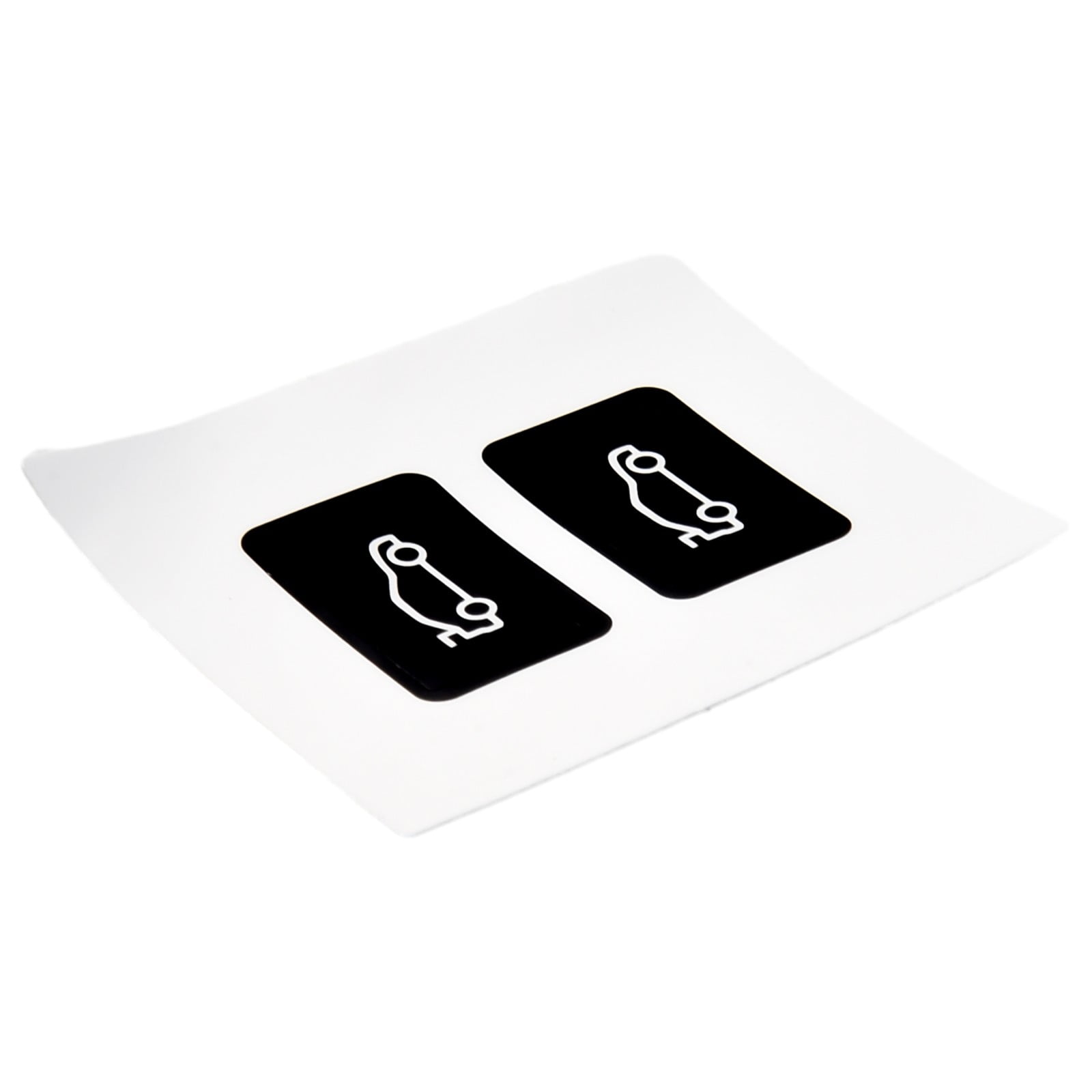 Button Tailgate Cover Sticker for BMW 3 5 7 Series F20 F30 F35 F10 Black Vinyl Overlay Enhanced Light Reflection - Image 8