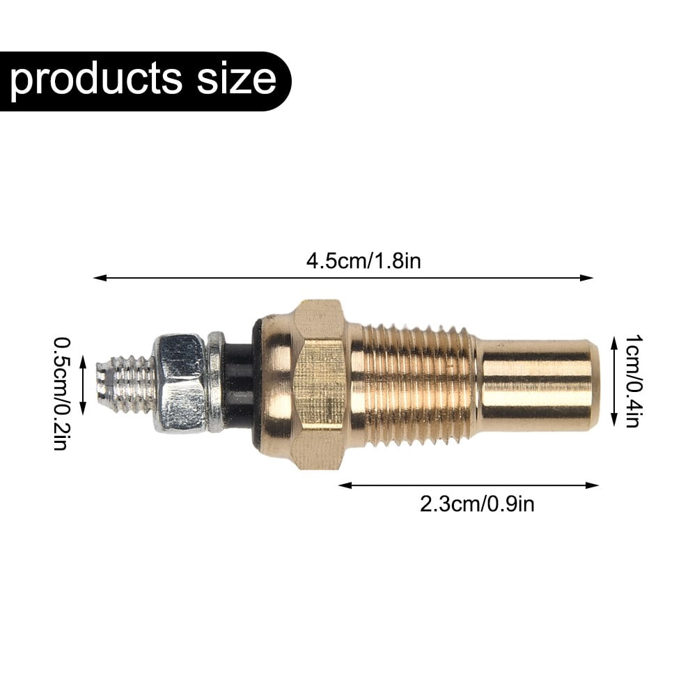 Car Accessories Temp Sensor Oil/Water Unit Water Coolant Oil Temperature Single Connection Sensor 1/8 Npt 4.2Cm - Image 5