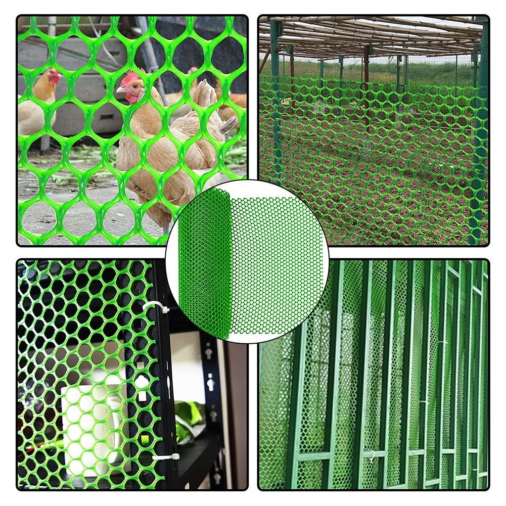 Mesh Tree Trunk Protectors Black 15.7X118 Inch Plastic Garden Netting For Deer Protection Plant Guard Barrier Fence Wrap Green - Image 2