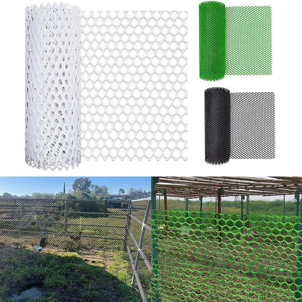 Mesh Tree Trunk Protectors Black 15.7X118 Inch Plastic Garden Netting For Deer Protection Plant Guard Barrier Fence Wrap Green - Image 5