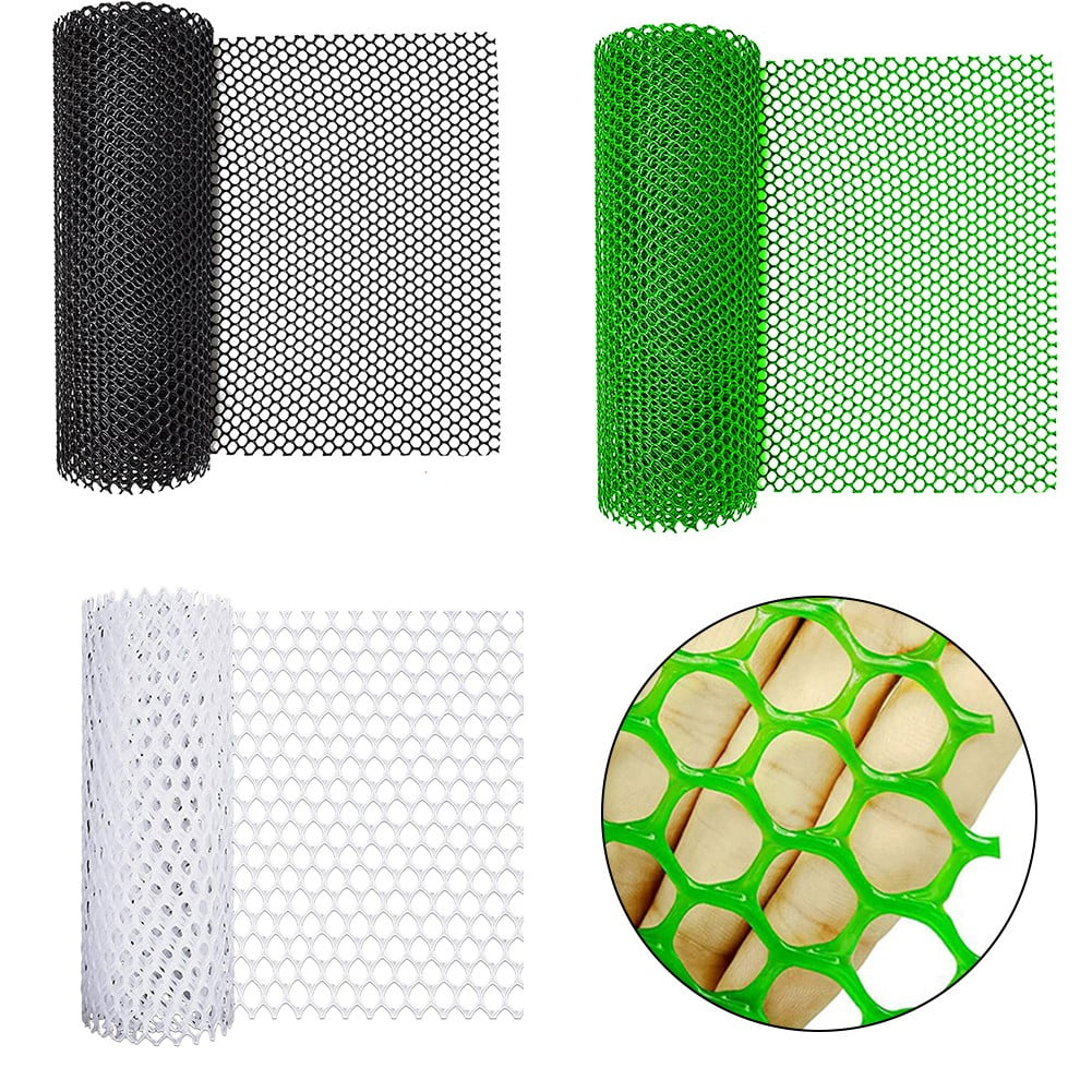 Mesh Tree Trunk Protectors Black 15.7X118 Inch Plastic Garden Netting For Deer Protection Plant Guard Barrier Fence Wrap Green - Image 6