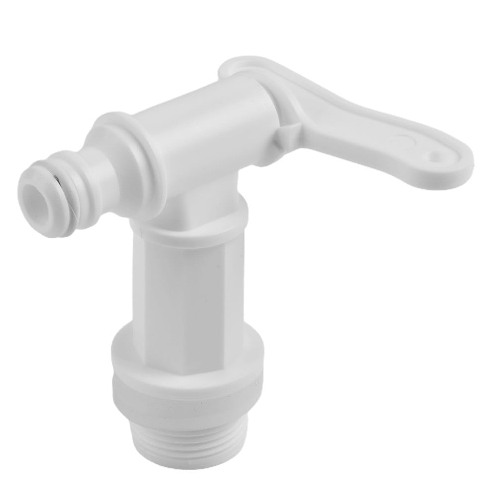 3/4 Inch Bsp Water Tank Drain Tap For Motorhome Caravan Camper Van Rv White Plastic Fresh Waste Water Valve Replacement - Image 3