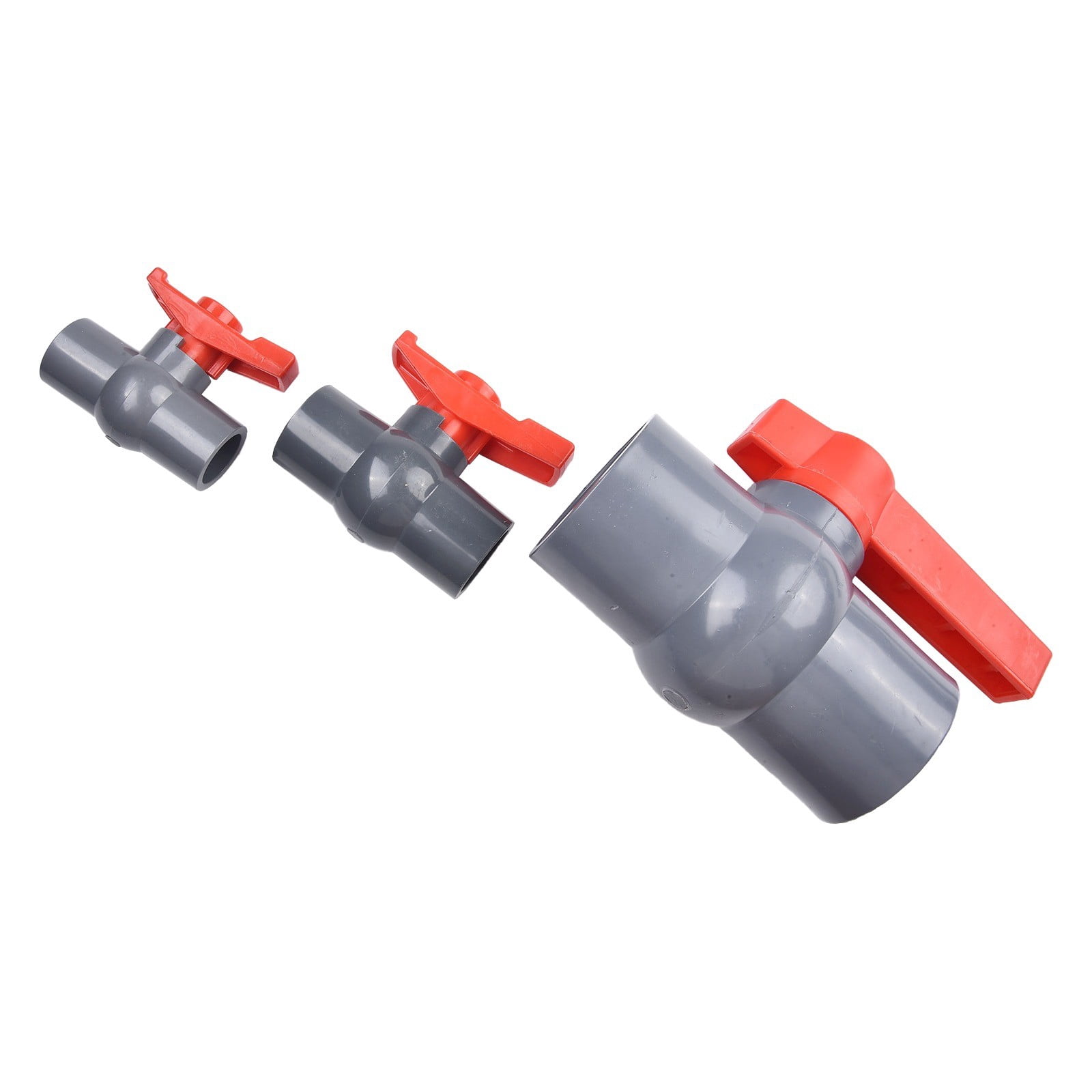 Pvc Ball Valve For Water Supply Pipe Sliding Socket 20Mm 25Mm 32Mm 40Mm 50Mm Pool Plumbing System Red Gray Pvc-U 25Mm 25 mm - Image 6