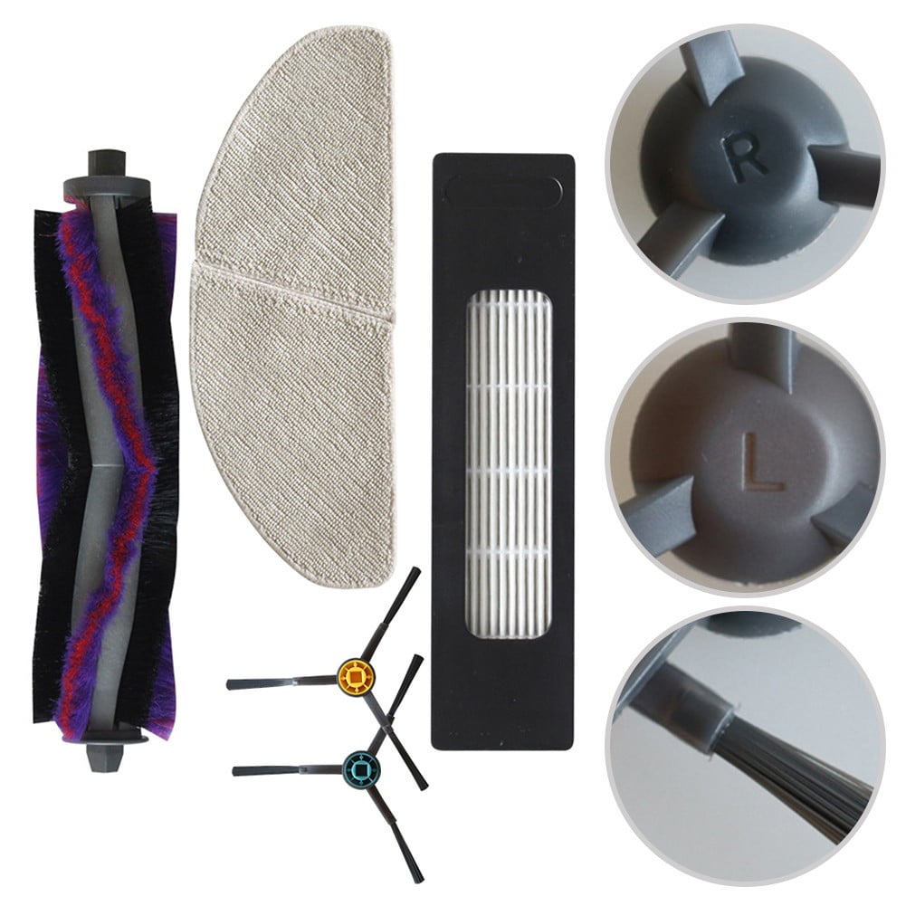 Eureka Ner800 Robot Vacuum Replacement Parts Kit With Main Brush Side Brushes Filters And Mop Cloths For Eureka Vacuum Cleaner Accessories B - Image 3
