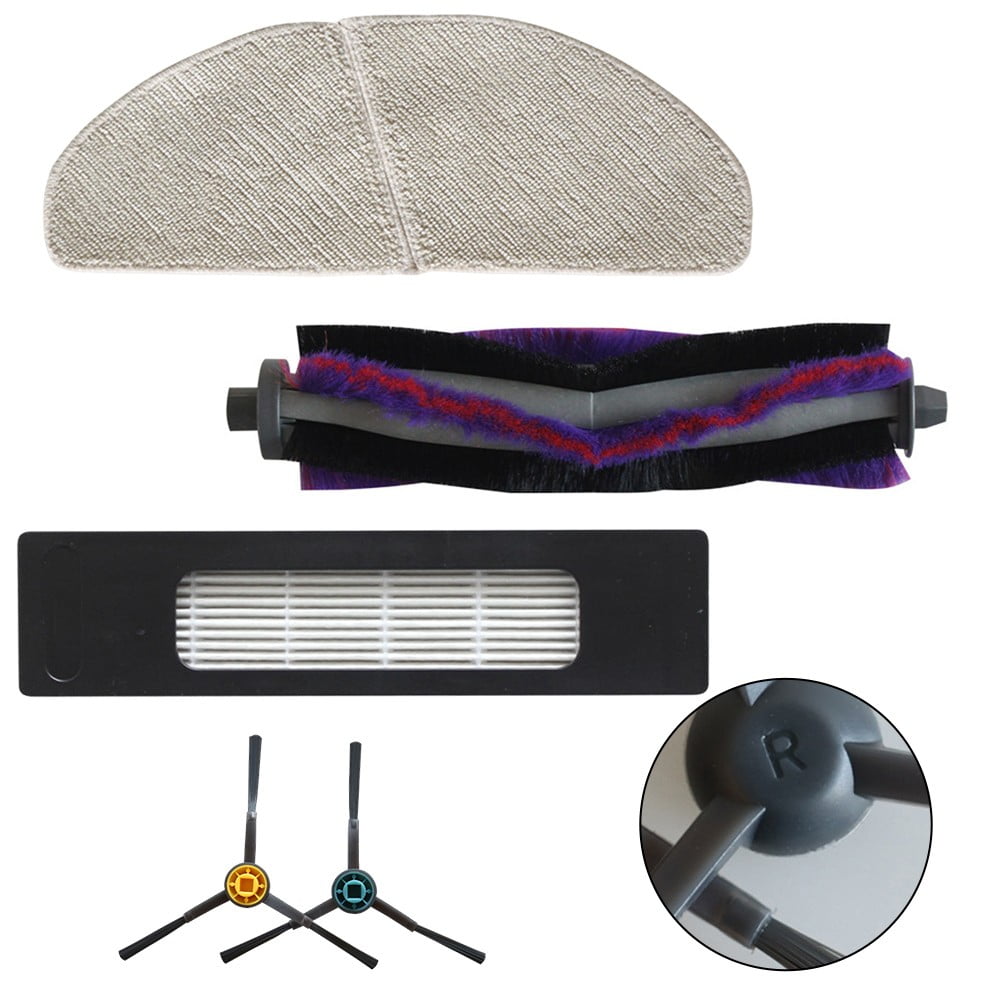 Eureka Ner800 Robot Vacuum Replacement Parts Kit With Main Brush Side Brushes Filters And Mop Cloths For Eureka Vacuum Cleaner Accessories B - Image 4