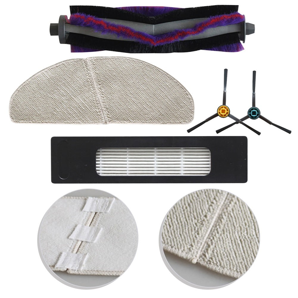Eureka Ner800 Robot Vacuum Replacement Parts Kit With Main Brush Side Brushes Filters And Mop Cloths For Eureka Vacuum Cleaner Accessories B - Image 5