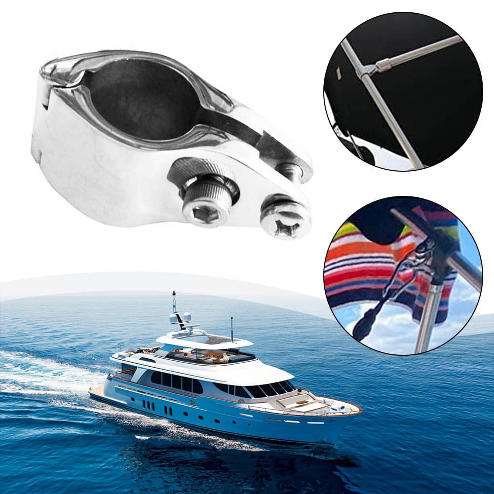 316 Stainless Steel Bimini Top Hinged Jaw Slide Rail Mount For 1 Inch Marine Tubing Accessories Boat Hardware 22Mm 25Mm 25Mm 22 mm - Image 7