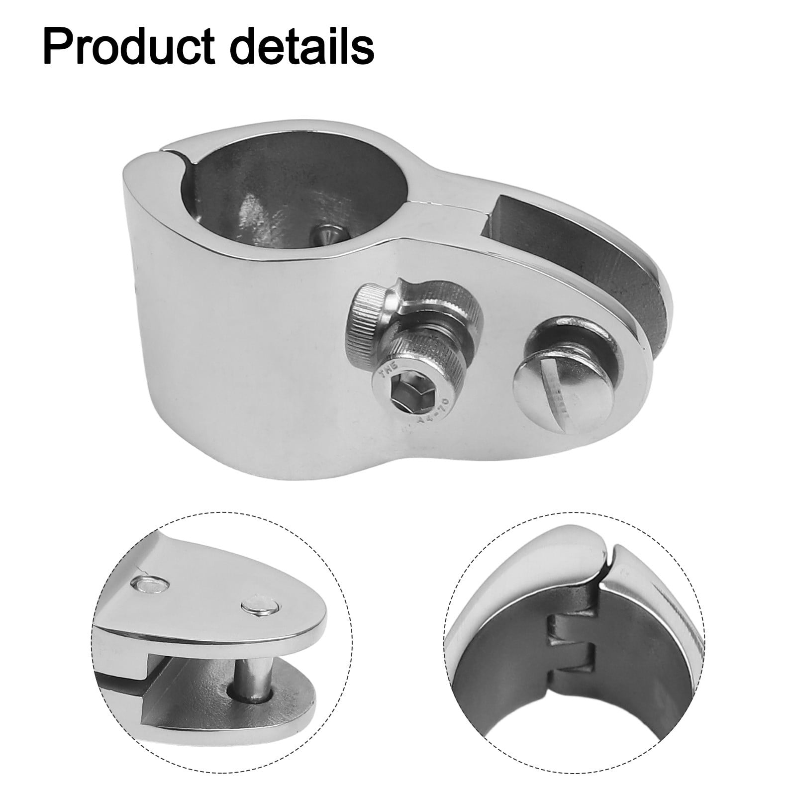 316 Stainless Steel Bimini Top Hinged Jaw Slide Rail Mount For 1 Inch Marine Tubing Accessories Boat Hardware 22Mm 25Mm 25Mm 25 mm - Image 7