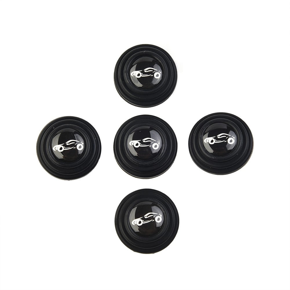 16Pcs Black Silicone Car Door Shock Absorbing Pads Anti-Bump Silent Gasket Protectors For Vehicle Exterior Door Edge Protection Accessories - Image 2